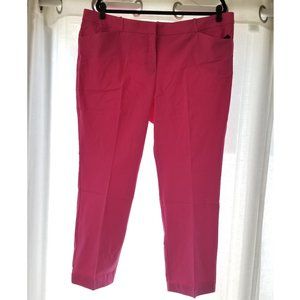 Worthington Slim Fit Ankle Pant | Pink | Size 18